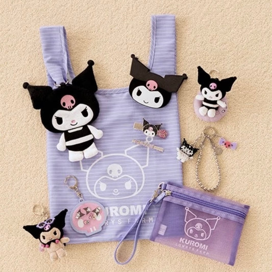 Me% x Sanrio Kuromi | Foldable Eco-Bag & Keychain