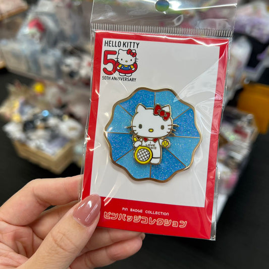 Sanrio | Hello Kitty 50Th Anniversary Pin Badge Collection (Tennis)