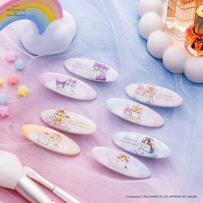 MOFUSAND x SANRIO | Pompompurin Pom Pom Purin Oval Clip Set of 2