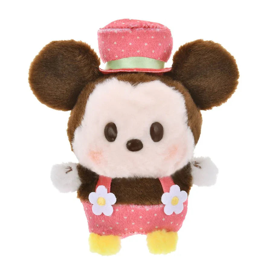 DISNEY | Mickey Mouse Urupocha-chan Plush Doll H12×W12.5×D8cm (STRAWBERRY COLLECTION)