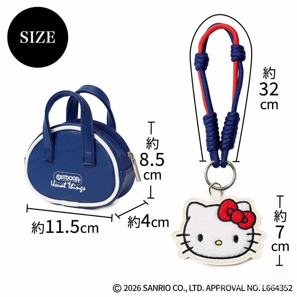 HELLO KITTY x OUTDOOR | Mini Bag & Keychain Set