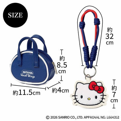 HELLO KITTY x OUTDOOR | Mini Bag & Keychain Set