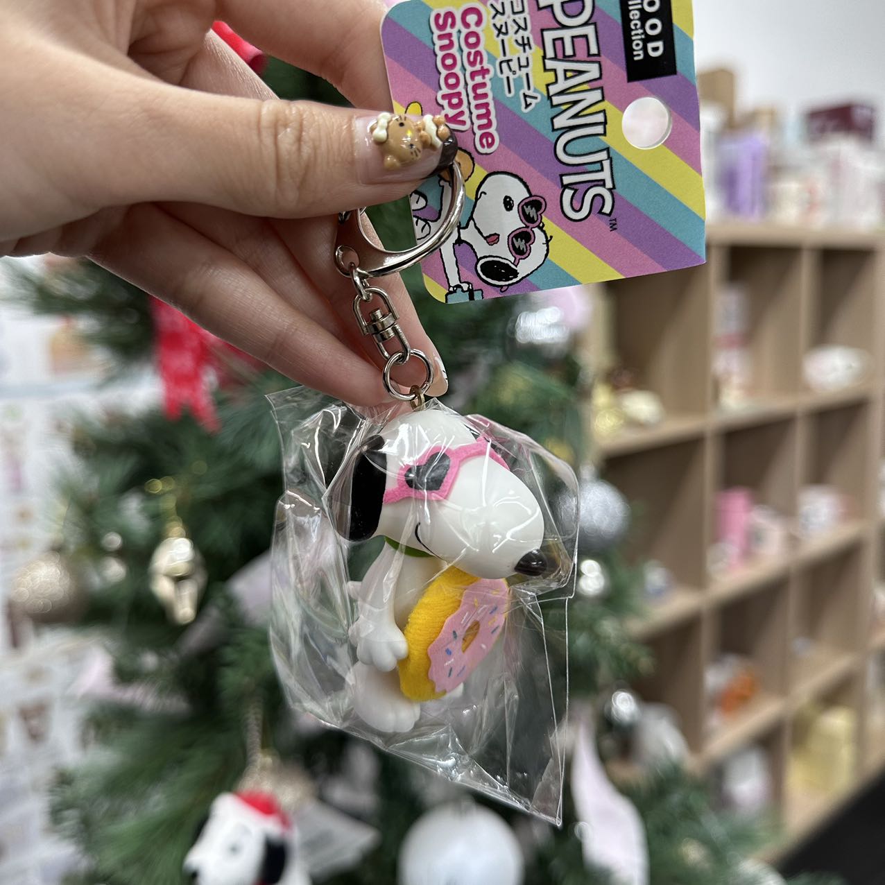 Peanuts | Snoopy Keychain 6.0Cm X 3.3Cm 4.2Cm (Donuts)
