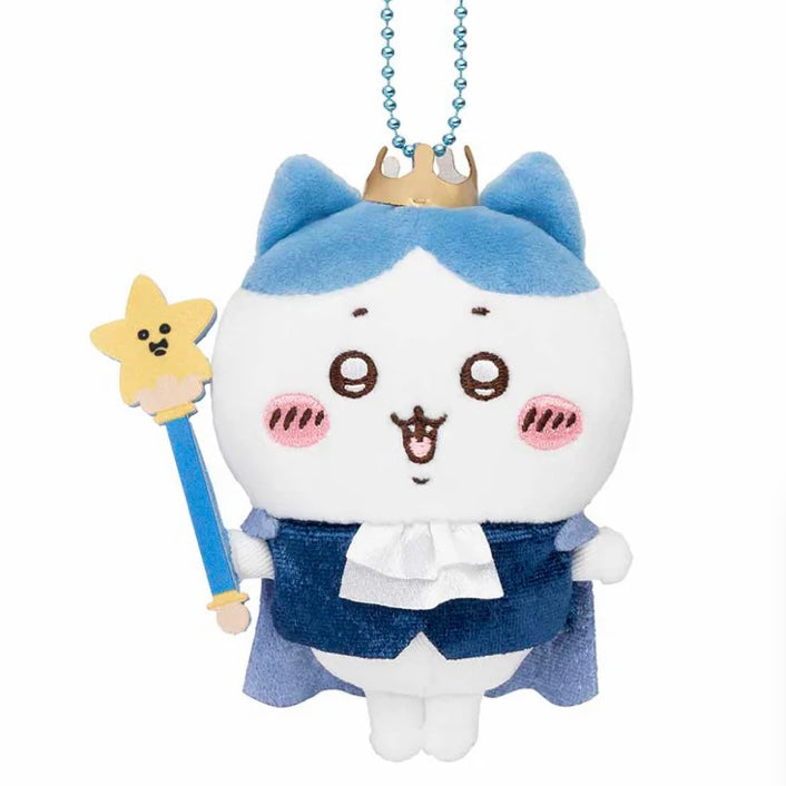 Chiikawa | Mascot Holder Keychain H120×W95×D40Mm (Birthday) 吉伊卡哇 毛绒玩偶挂件/包挂/钥匙链（生日系列） Hachiware