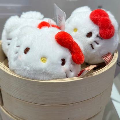 SANRIO | Hello Kitty Xiaolongbao Mascot Holder Bag Charm Keychain (Shanghai Limited Dim Sim)