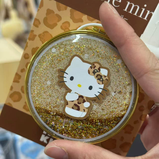 SANRIO | Hello Kitty Shake Shake Floating Double Mirror 72x75x13mm