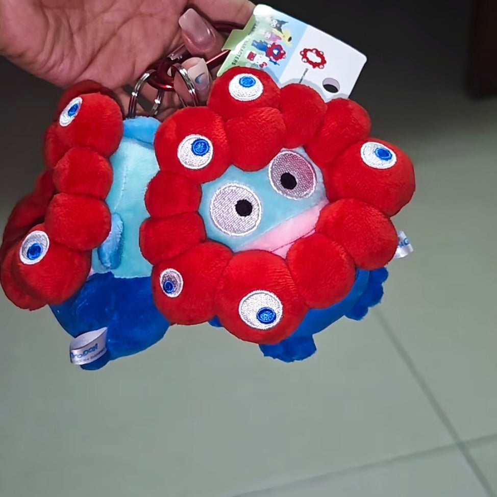 SANRIO | Hangyodon Plush Keychain With Carabiner 130×120×90 mm (EXPO2025 Myaku-Myaku)