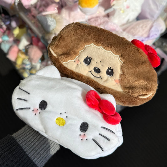Monchhichi x Hello Kitty | Double Sided Riversible Pen Pouch Pen Case H103 x W173 x D45mm