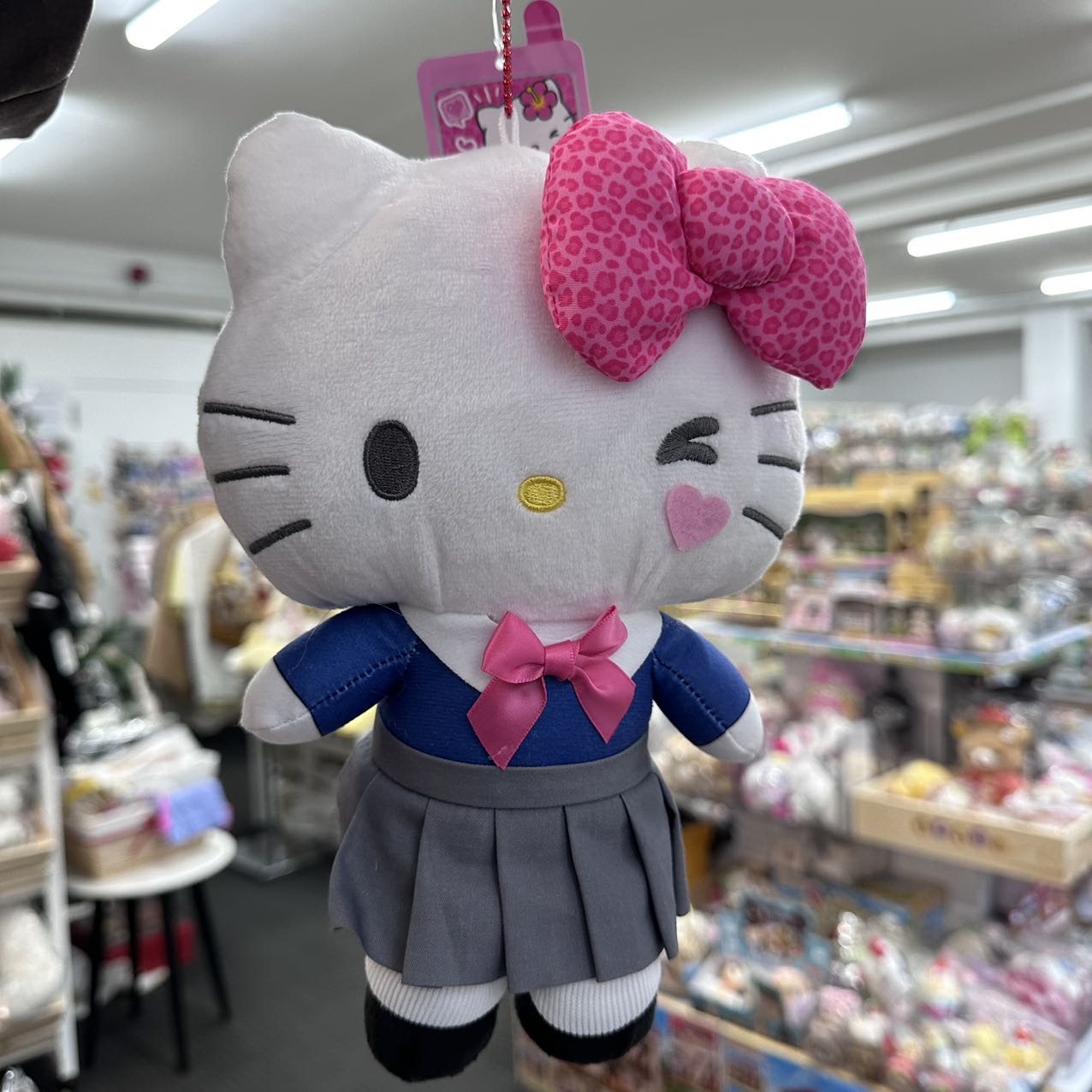 Sanrio | Hello Kitty Mascot Pouch Holder Plush Keychain Big Size H200×W250×D60Mm