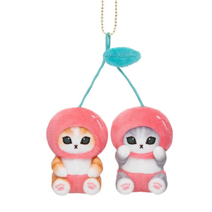 Mofusand | Mascot Holder Keychain Approx.130Cm (Cherry) 猫福 毛绒挂件/包挂/钥匙链 樱桃