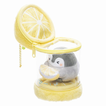 Koupen-Chan | Freshly Picked Fruit Mascot Pouch Keychain H145×W85×D85Mm Lemon