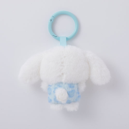 SANRIO | Cinnamoroll Leopard Print Heart Fluffy Chibi Friends Mini Mascot 70mm Approx.