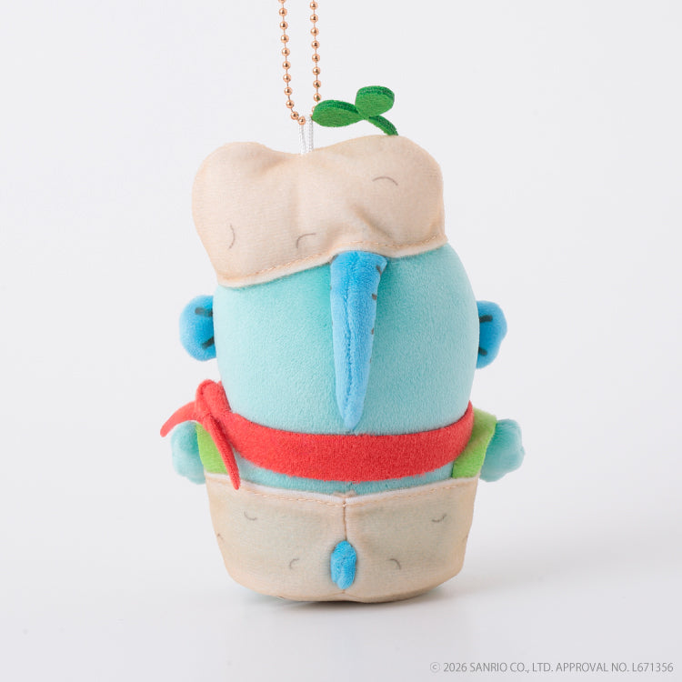 SANRIO | Hangyodon Freshly Harvested Farm Squishy Mascot Keychain Bag Charm 120mm Approx. (Potato