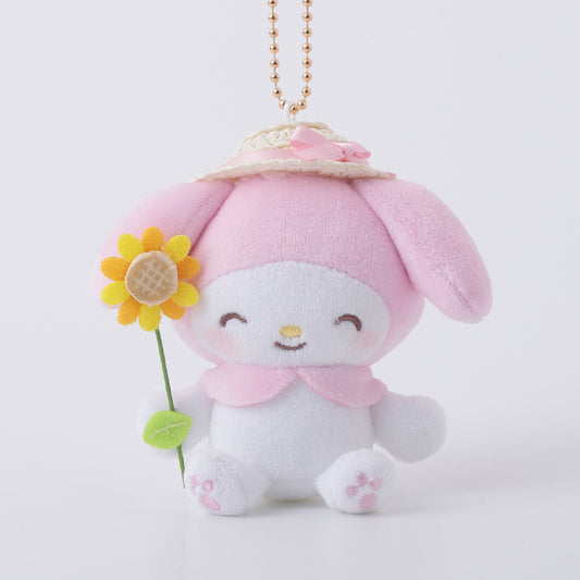 SANRIO | My Melody Mascot Holder Bag Charm Keychain 10cm Approx. (Sunflower)