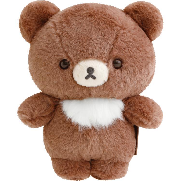 San-X | Rilakkuma Chairoikoguma Fluffy Plush Doll S 180×145×85Mm (Lovely House)