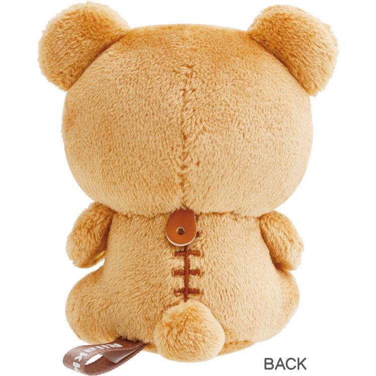 San-X | Rilakkuma Sitting Mini Tenori Plush 75×60×40Mm (Lovely House)