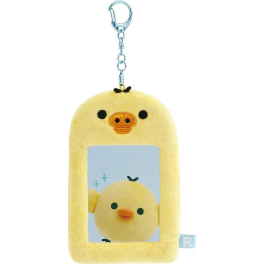 SAN-X | Rilakkuma Kiiroitori Fluffy Photo Keychain Key Holder 125×80×15mm
