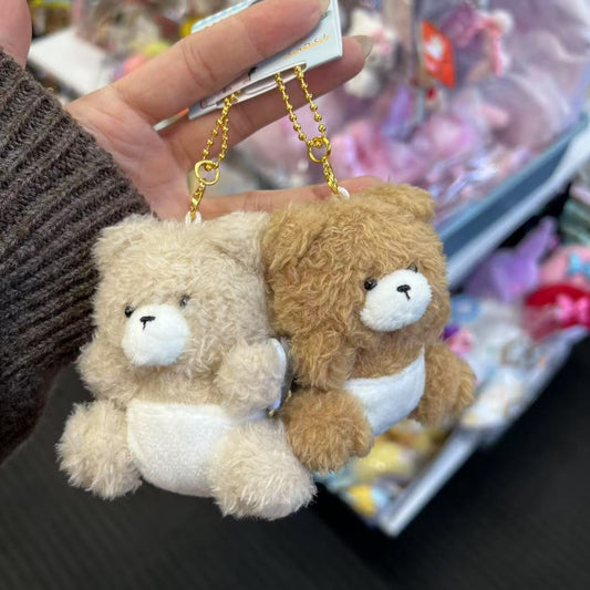 CRUX | Plush Keychain with Magnet set W115×H150×D80mm (Baby Kumajiro & Kumakaro)