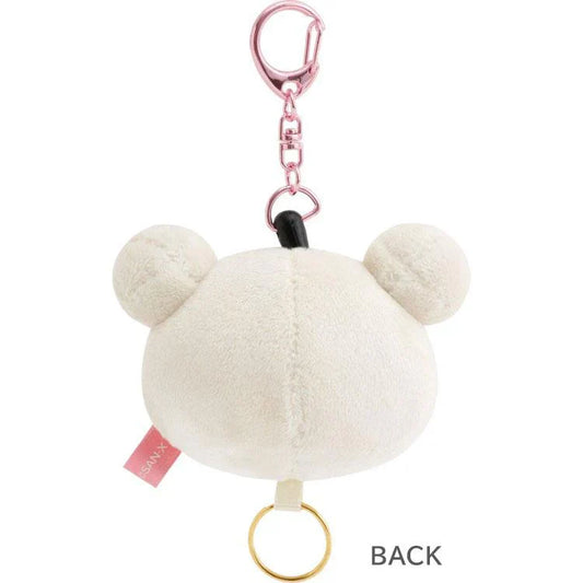 SAN-X | Rilakkuma Korilakkuma Mascot Reel Keychain Mascot Holder Bag Charm 55×55×45mm