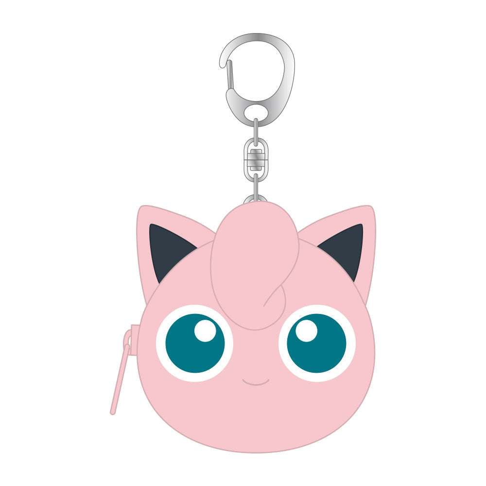 Pokémon | Mini Silicon Jigglypuff Keychain Mini Pouch for Coins and Airpods 8 x 8.8 x 2 cm