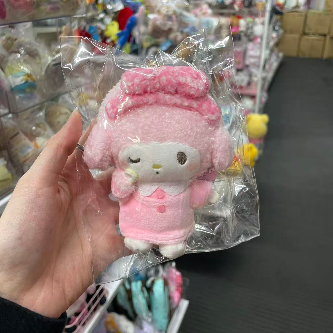 SANRIO | My Sweet Piano Mascot Holder Plush Keychain Bag Charm 10cm Approx. (Pyjama Party)
