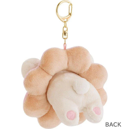 SAN-X | Rilakkuma Korilakkuma Plush Keychain Bag Charm Hanging Plush 110×100×90mm (Mister Donut)