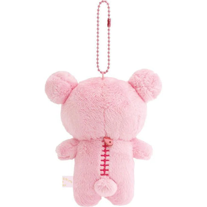 SAN-X | Rilakkuma Plush Keychain Bag Charm 145×125×105mm (Sakura Cherry Blossom)