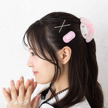 SANRIO | Hello Kitty Hair Clip Set 50x15x25mm (Sparkling Stone Pearl Marble)