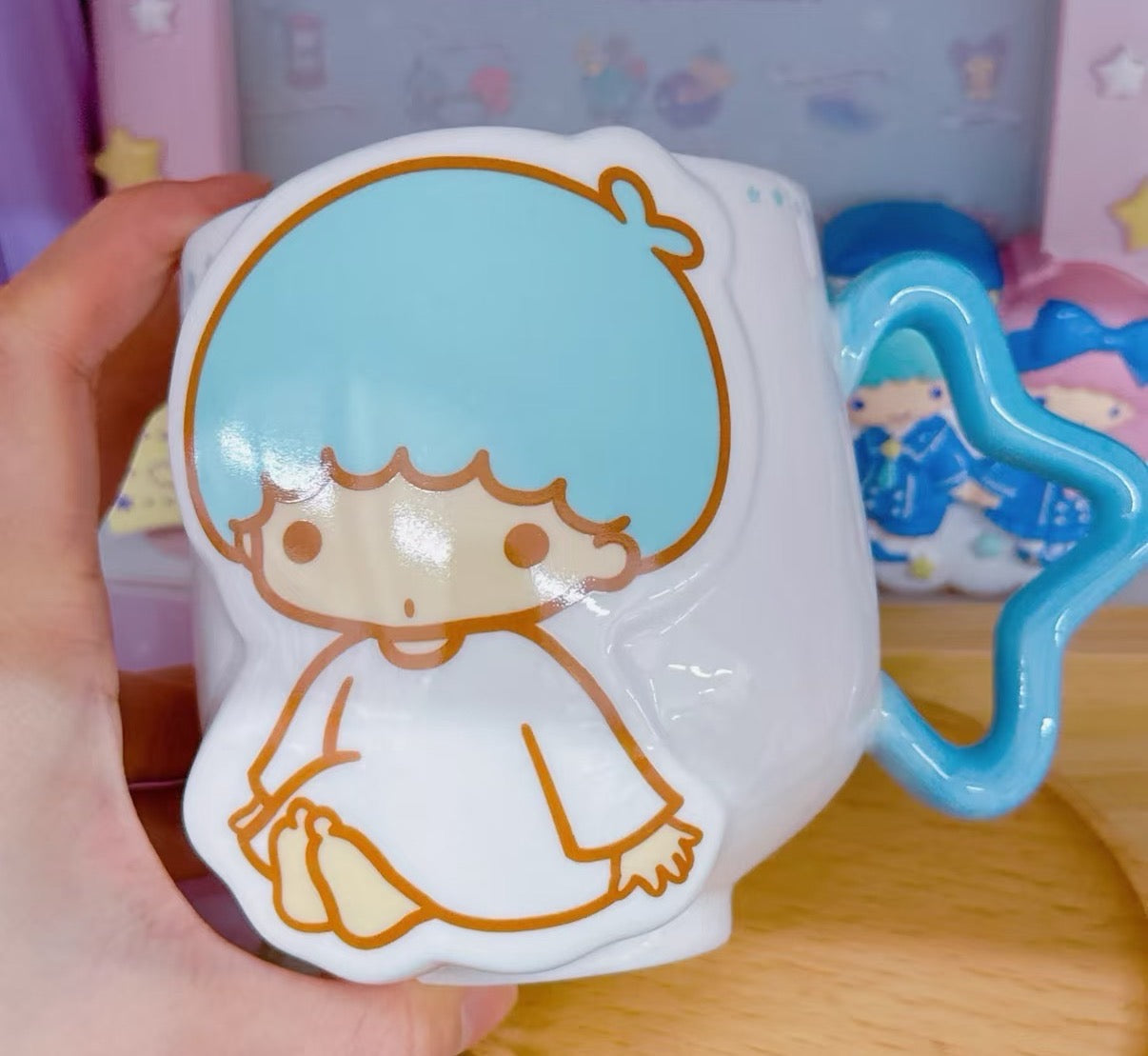 SANRIO | Little Twin Stars Kiki & Lala Mug Pair Mugs 114x80x90mm