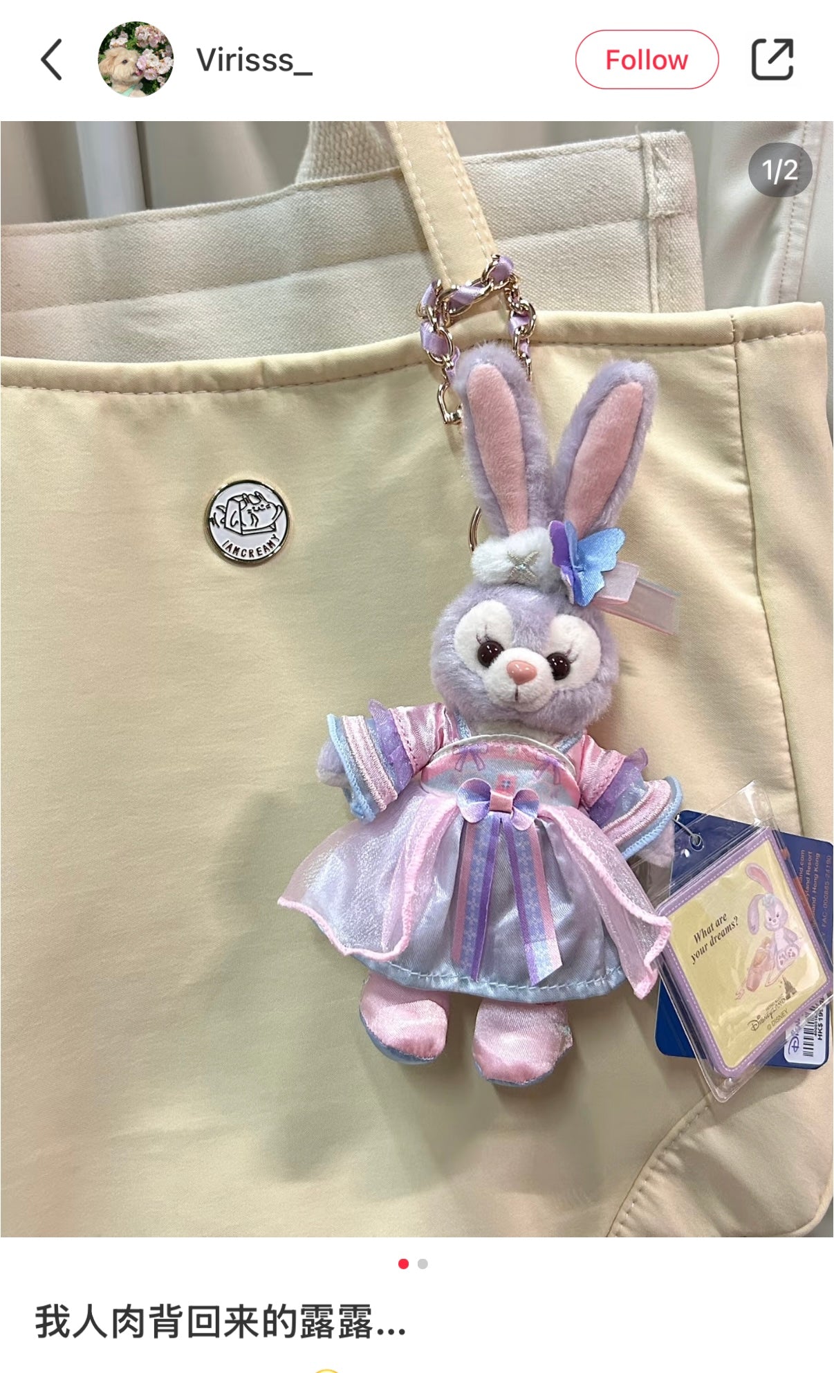 Disney | Hongkongdisneyland Stellalou Mascot Holder Plush Keychain