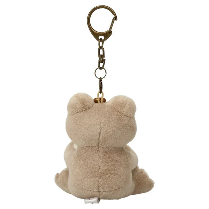 Pickles the Frog | Plush Keychain Bag Charm 90×85×60mm (Always Coffee Togo)