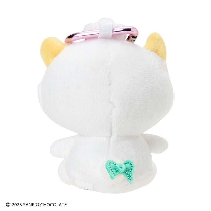 SANRIO | Gaopowerroo Pawaru Egg Plush Mini Mascot Holder with Heart Carabiner about 7×6×8cm