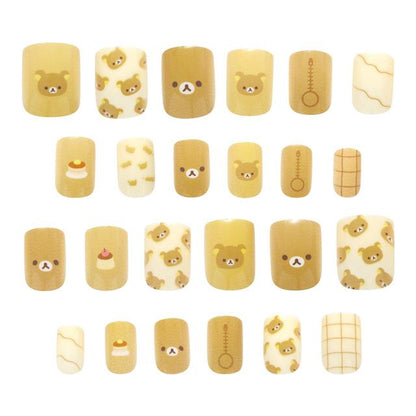 SAN-X | Rilakkuma Makeup Nail Tips 135×65×20mm (24 sheets)