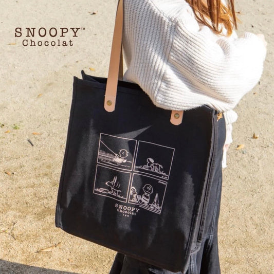 Peanuts | Snoopy Chocolat Tote Bag Limited Edition (Bk)
