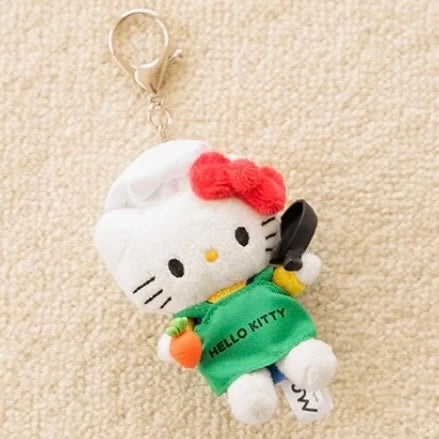 and St Me% x Sanrio Hello Kitty | Mini Mascot Holder Plush Keychain 13cm 5th Ver. (Chef)