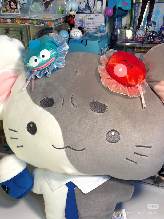 SANRIO | Hangyodon Plush Hair Clip Set (Chinese Style)