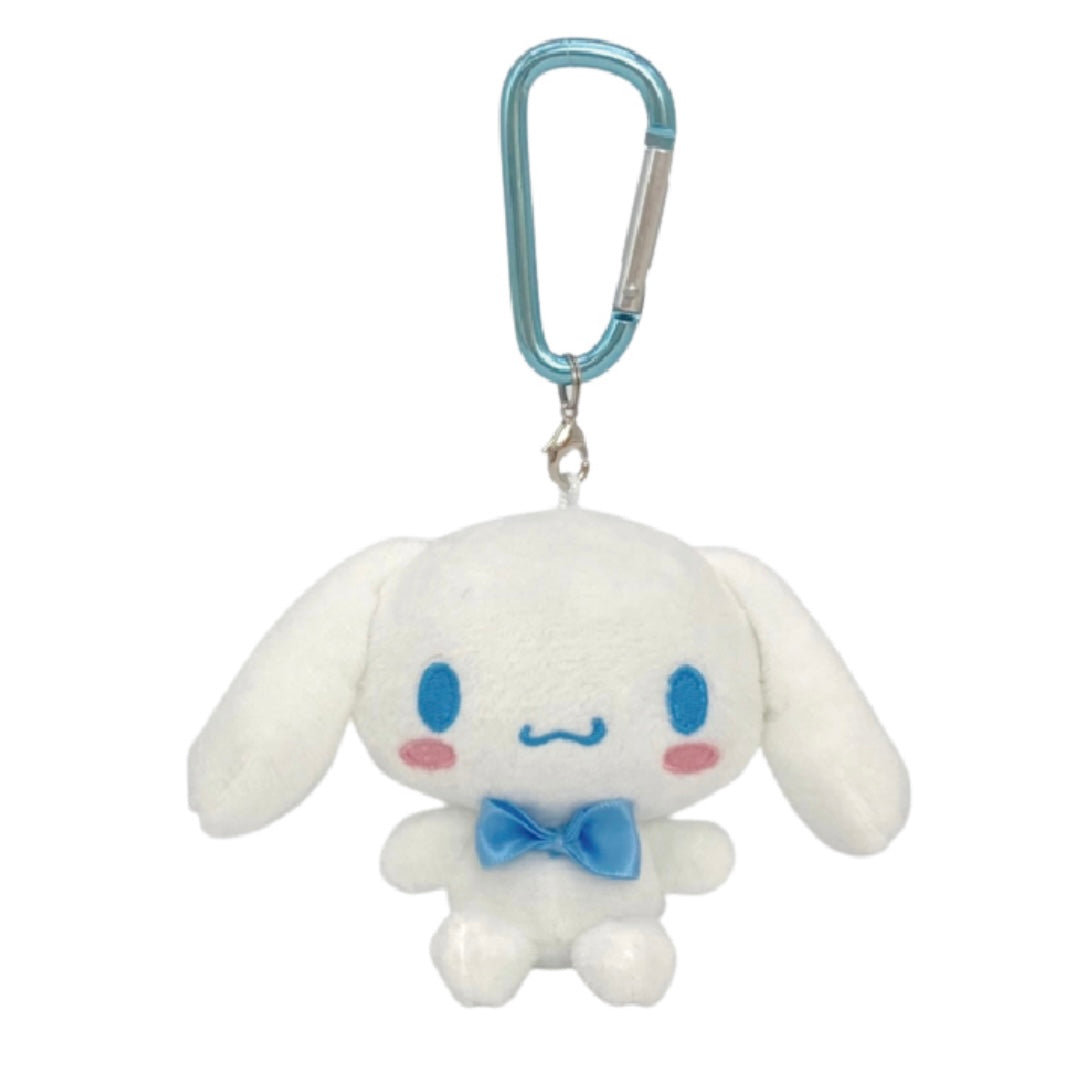 SANRIO | Cinnamoroll Mascot Holder Plush Keychain Bag Charm with Carabiner H9 x W9 x D6cm