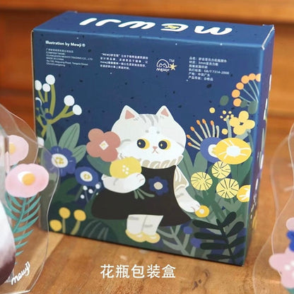 Mewji Cat Acrylic Vase Pen Stand (Og) /