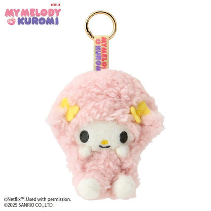 SANRIO | My Sweet Piano Plush Mascot Holder Keychain Bag Charm W11.5×D8×H13cm (Netflix My Melody & Kuromi)