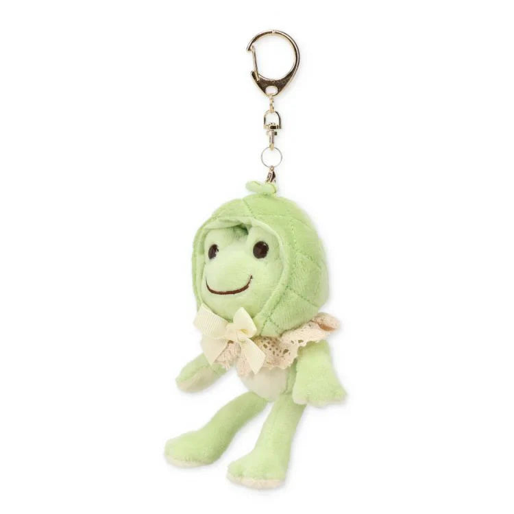 Pickles the Frog | Mascot Holder Plush Keychain Always Fruits 15×7×4.5cm (Melon)