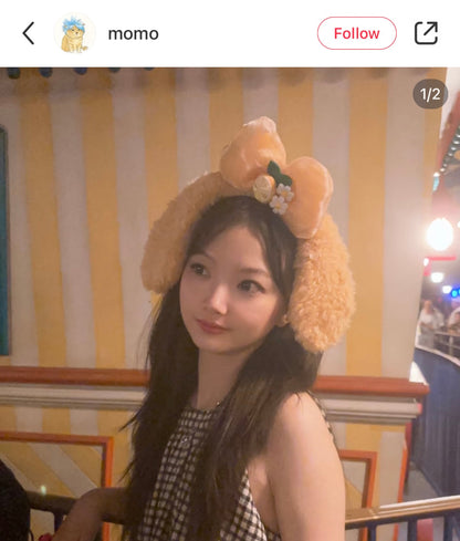 Disney | Shang Hai Disneyland Headband Cookieann (Duffy And Friends Summer Collection)
