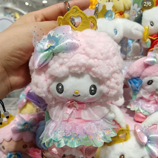SANRIO | My Sweet Piano Plush Keychain Mascot Holder Bag Charm W11 x H15 x D7.5 cm (Everyone Is The Star! Doki Doki
