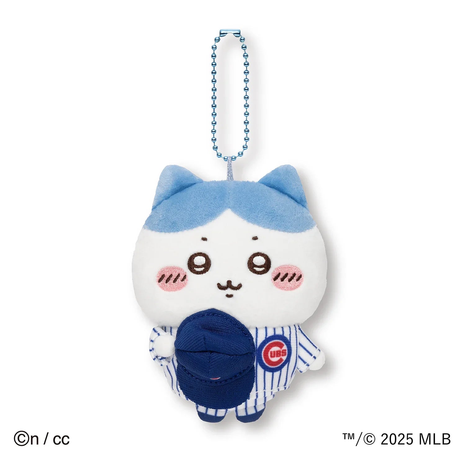 CHIIKAWA x MLB TOKYO SERIES | Mascot Holder Plush Keychain 150×90×50mm (Hachiware)