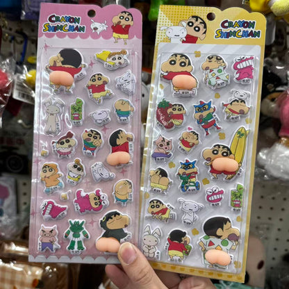 Crayon Shin-chan | Squishy Stickers (4 types, shipped randomly)