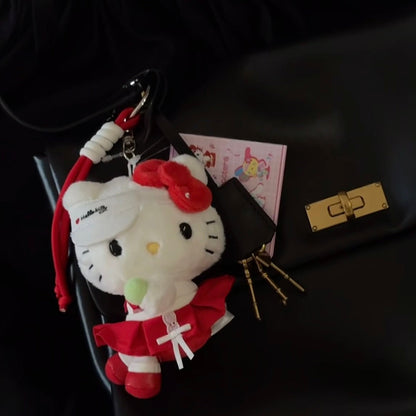 SANRIO CHN | Hello Kitty Mascot Holder Bag Charm Plush Keychain (Tennis)
