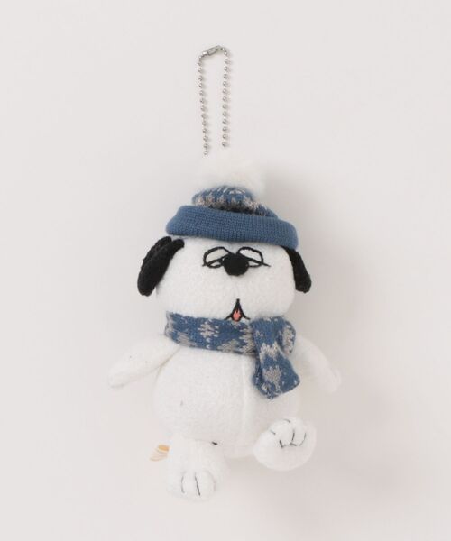 PEANUTS | Snoopy Olaf Mascot Holder Keychain Bag Charm 90x70×130mm (Knit Cap)