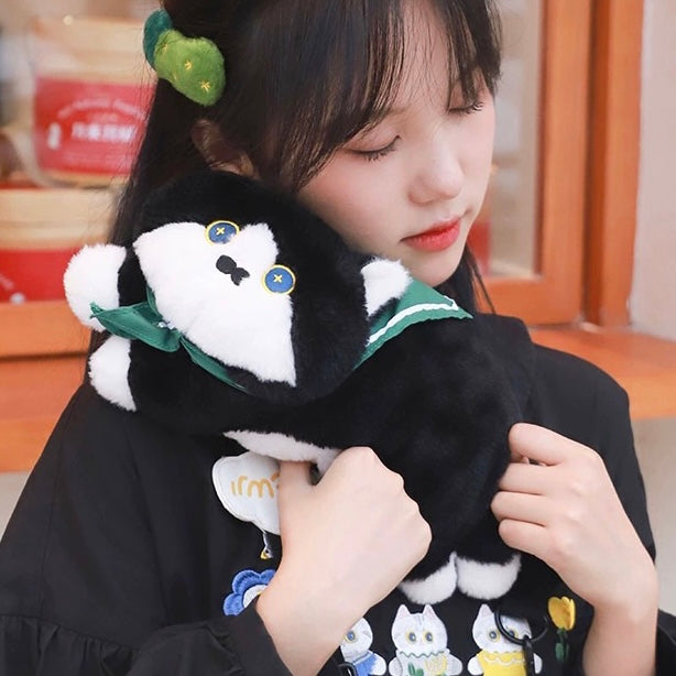 Mewji Fluffy Shoulder Bag(Bk)