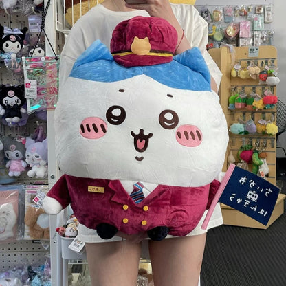 【Pick Up Only】Chiikawa | Hachiware Big Plush Toy 50Cm×50Cm×26Cmちいかわ×阪急電鉄