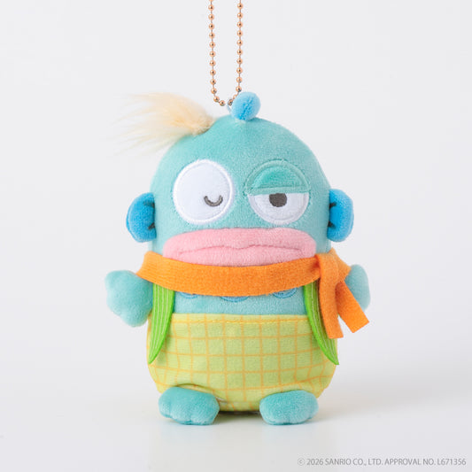SANRIO | Hangyodon Freshly Harvested Farm Squishy Mascot Keychain Bag Charm 120mm Approx. (Corn)