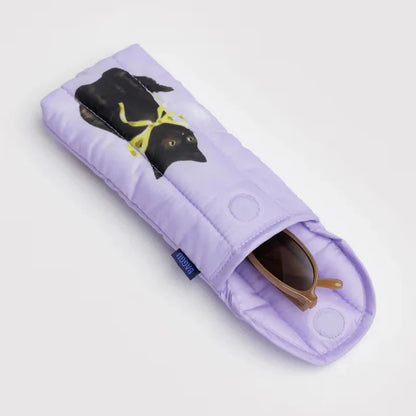 Baggu Puffy Glasses Sleeve (Fancy Cats)